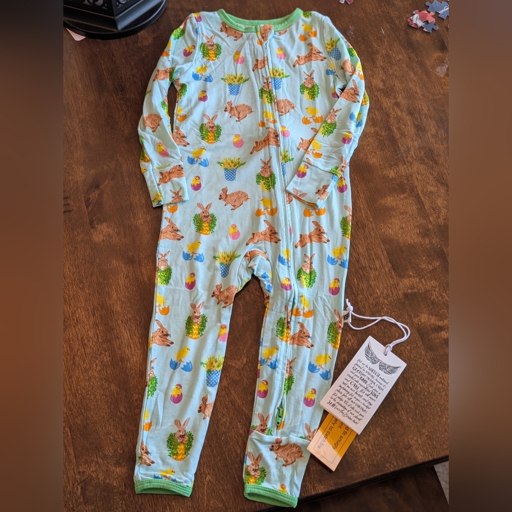 Free Birdees Bamboo Easter Bunny Sleeper/ Nwt/ 18-24 Months